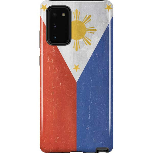 Philippines Flag Distressed Galaxy Note20 5G Pro Case